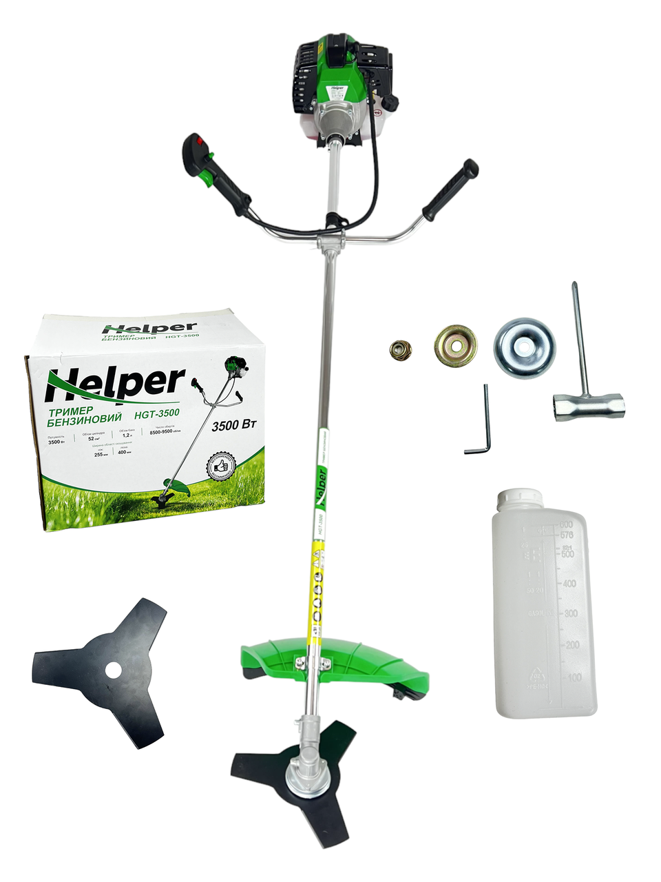 Бензокоса Helper HGT-3500 3500 Вт 1,2 л - фото 2