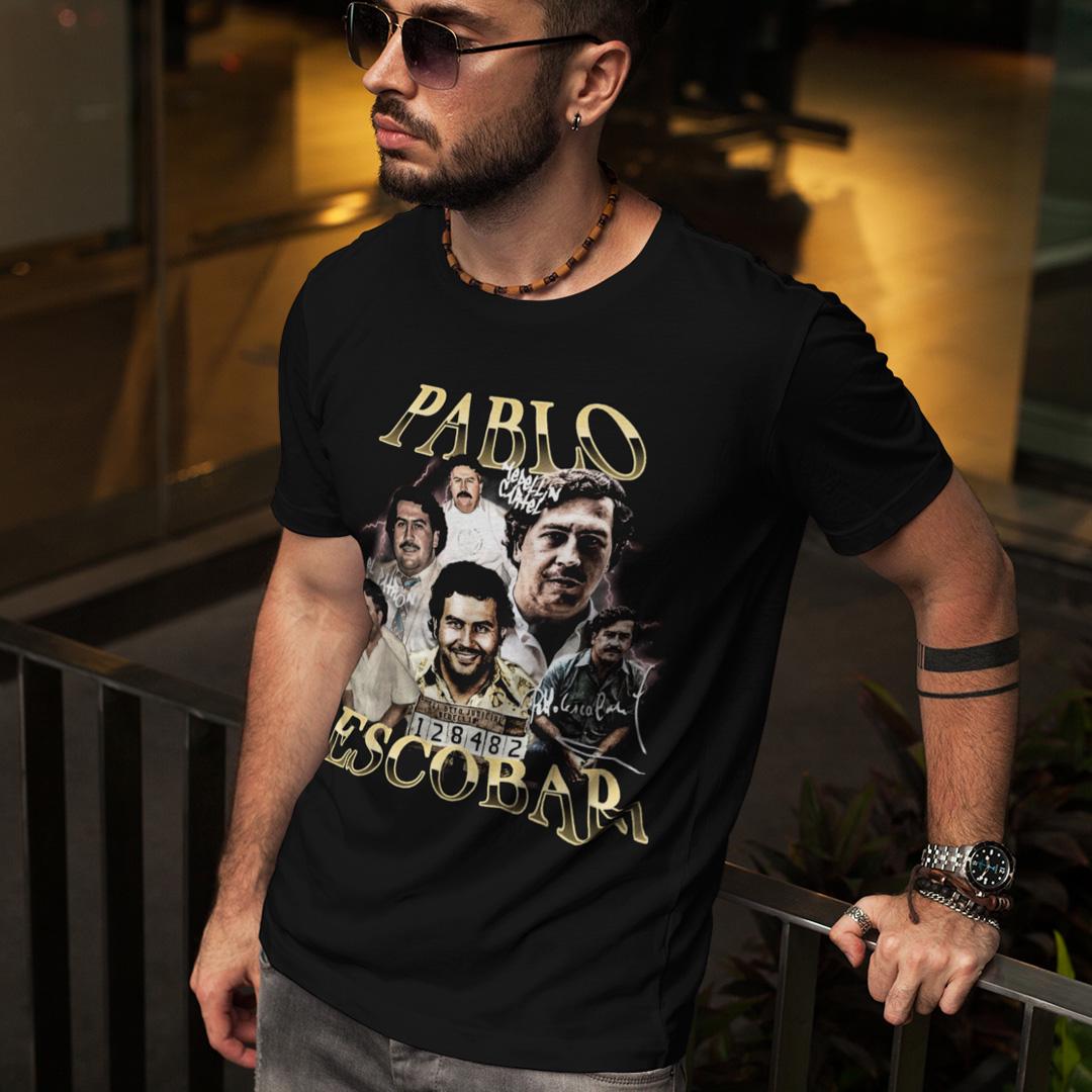 Футболка унисекс Narcos Pablo Escobar 128482 S Черный (0000009186)