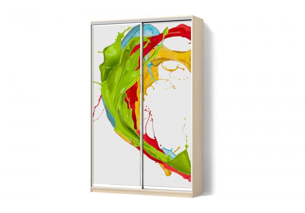 Шкаф-купе Luхe ФМП/ФМП Ab069 CLS-II 2 двери 2000х2000х600 мм Дуб молочный (40869)