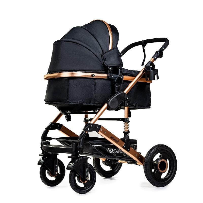 Универсальная коляска трансформер Ninos Freelander 3 в 1 Black - фото 3 Универсальная коляска трансформер Ninos Freelander 3 в 1 Black - фото 3