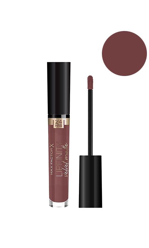 Помада губна рідка Max Factor Lipfinity Velvet Matte 075 modest mauve (26190) - фото 1