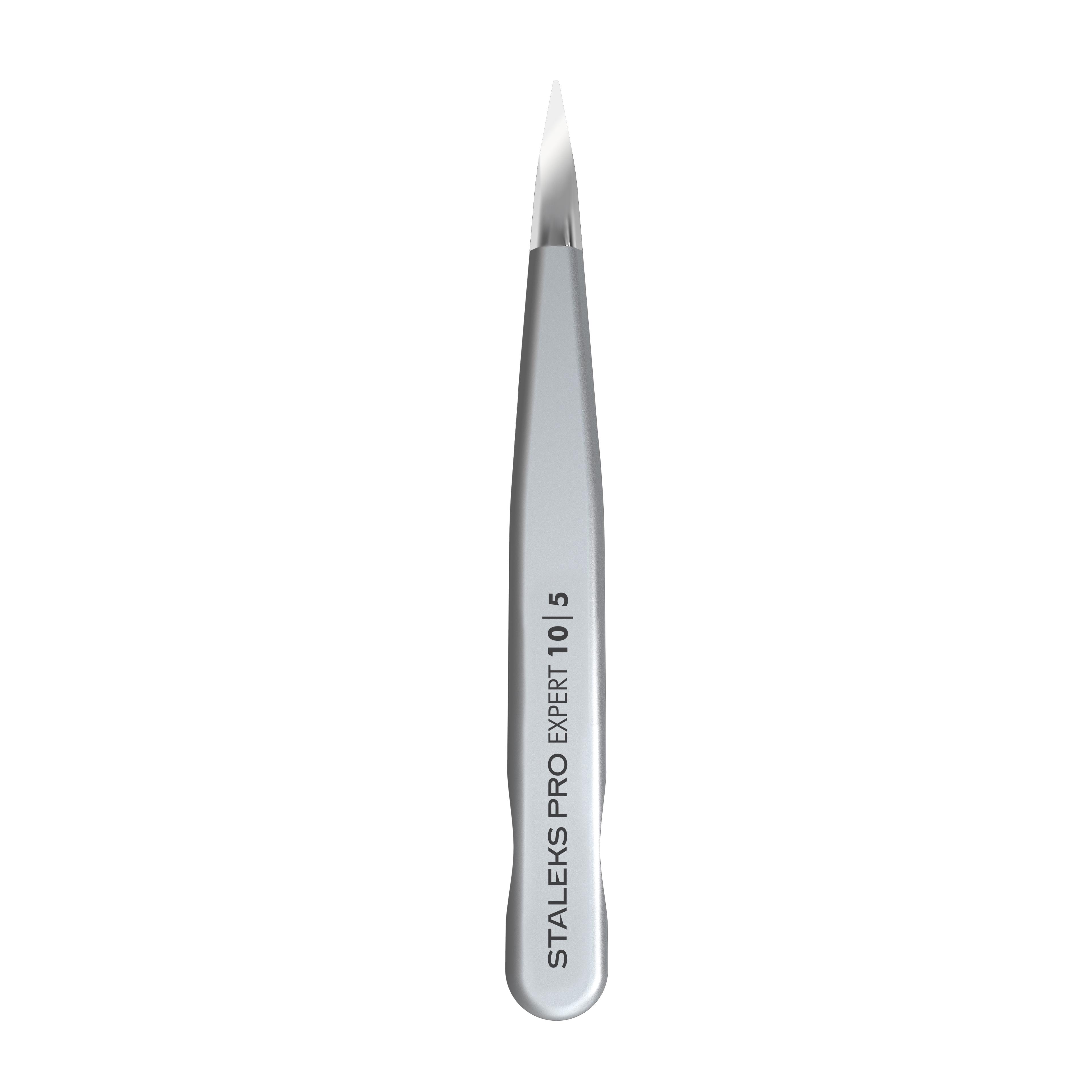 Пінцет для брів STALEKS EXPERT 10 TYPE 5 точковий (TE-10/5) - фото 4