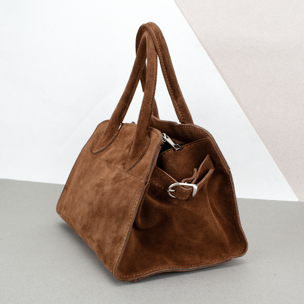 Сумка женская замшевая Virginia Conti 03752_s Темно-рыжий (2449767242) - фото 3