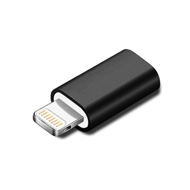 Адаптер XoKo AC 005 microUSB Lightning Black (XK AC005 BK)