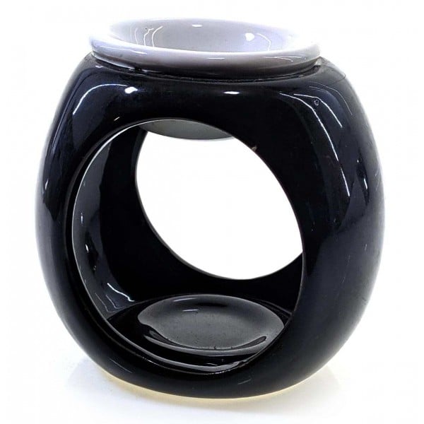 Аромалампа керамічна Бар'єр 10х10х8 см Чорний