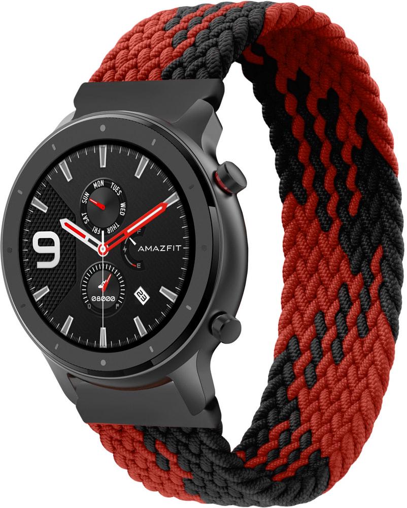 Ремешок Solo Loop Multi для Amazfit GTR 47 мм (145 мм) Black/Red (33722-44)
