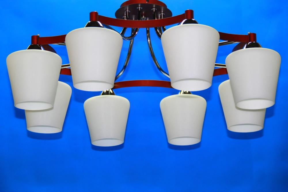 Люстра с плафонами Ray L28041C/8 (IR006687)