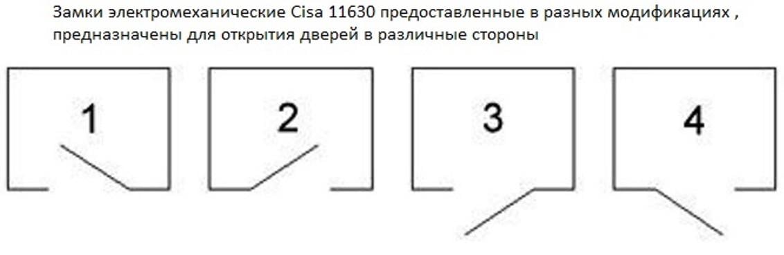 Замок электромеханический Cisa 11630.50.1 накладной (00000909) - фото 5 Замок электромеханический Cisa 11630.50.1 накладной (00000909) - фото 5
