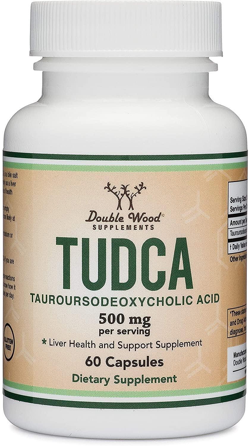 Таурорсодезоксихолевая кислота Double Wood TUDCA Tauroursodeoxycholic Acid 250 мг 60 капсул (00000037541)