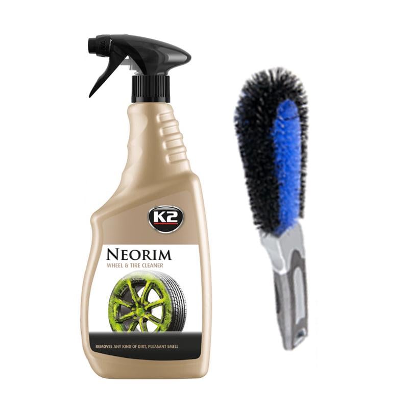 Набор для мойки дисков и колпаков K2 Neorim 700 мл/щетка K2 Brush For Wheel Rim (26726313)