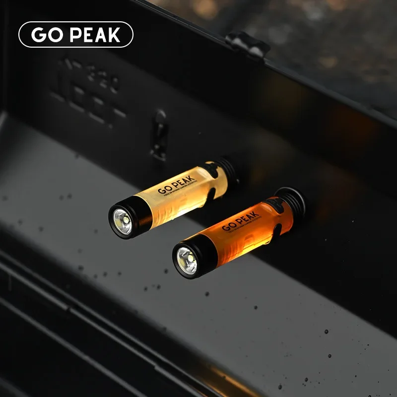 Фонарь мини-аккумуляторный GO PEAK Mini EDC 350lm Type-C 200 mAh Оранжевый (GOPEAK-MINI-ORANGE) - фото 3