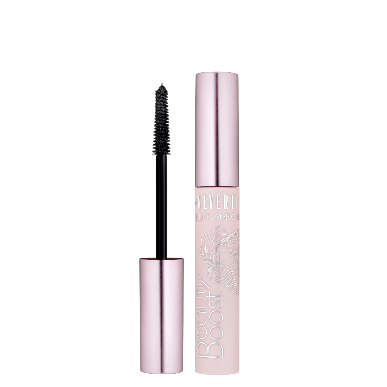 Тушь для ресниц объемная подкручивающая Neverti Beauty Boost Volume&Lift NP504