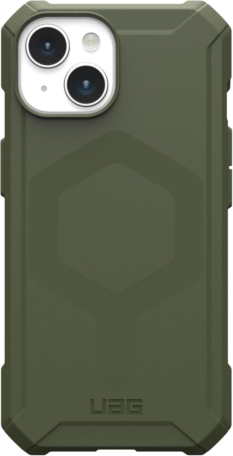 Чохол протиударний UAG Essential Armor with MagSafe для Iphone 15 Olive Drab (114288117272)