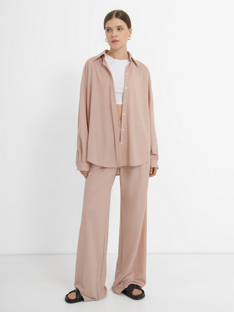 Блуза Jhiva р. 54 Бежевий (70051709)