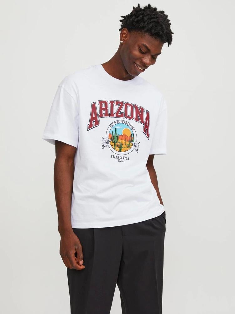 Футболка Jack & Jones 12257391x01 мужская XL Белый (191650-2)