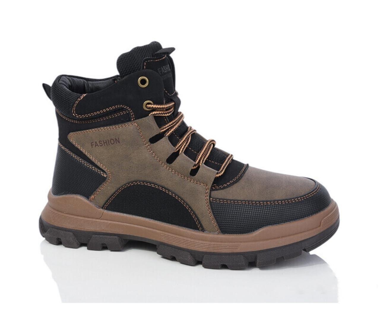 Черевики зимові для хлопчиків Lilin Shoes D576-71/39 р. 39 Коричневий
