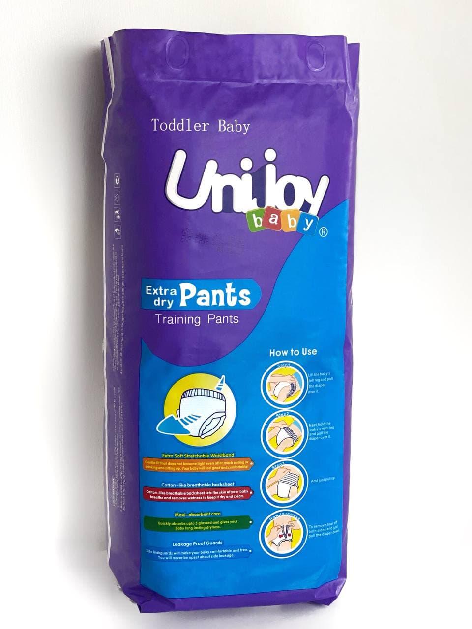 Підгузки-трусики UNIJOY Soft Pants ультратонкі органічні 40 шт. XL 12-17 кг (PXL40) - фото 2