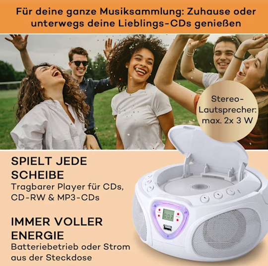 Музыкальный проигрыватель Auna Roadie Boombox (10029813) - фото 7 Музыкальный проигрыватель Auna Roadie Boombox (10029813) - фото 7