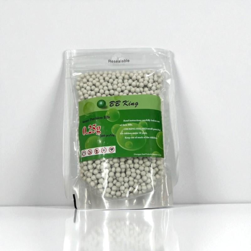 Пули страйкбольные BB KING 0,25г 2000 шт. Белый (RS360022) Пули страйкбольные BB KING 0,25г 2000 шт. Белый (RS360022)