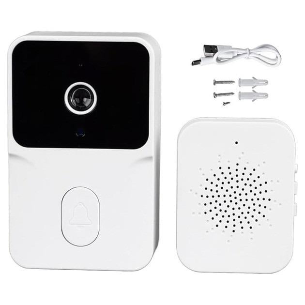 Відеодзвінок Wi-Fi Mini Doorbell M6 акумуляторний бездротовий/дверний Білий (M6-5698)