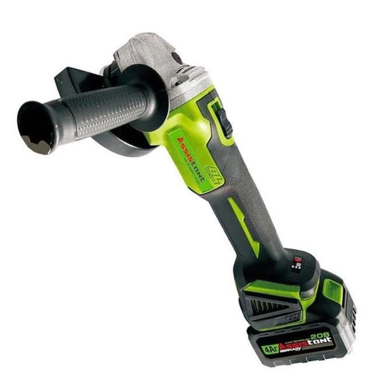 Болгарка аккумуляторная Assistant 20В 2 аккумулятора 4 А/ч в кейсе