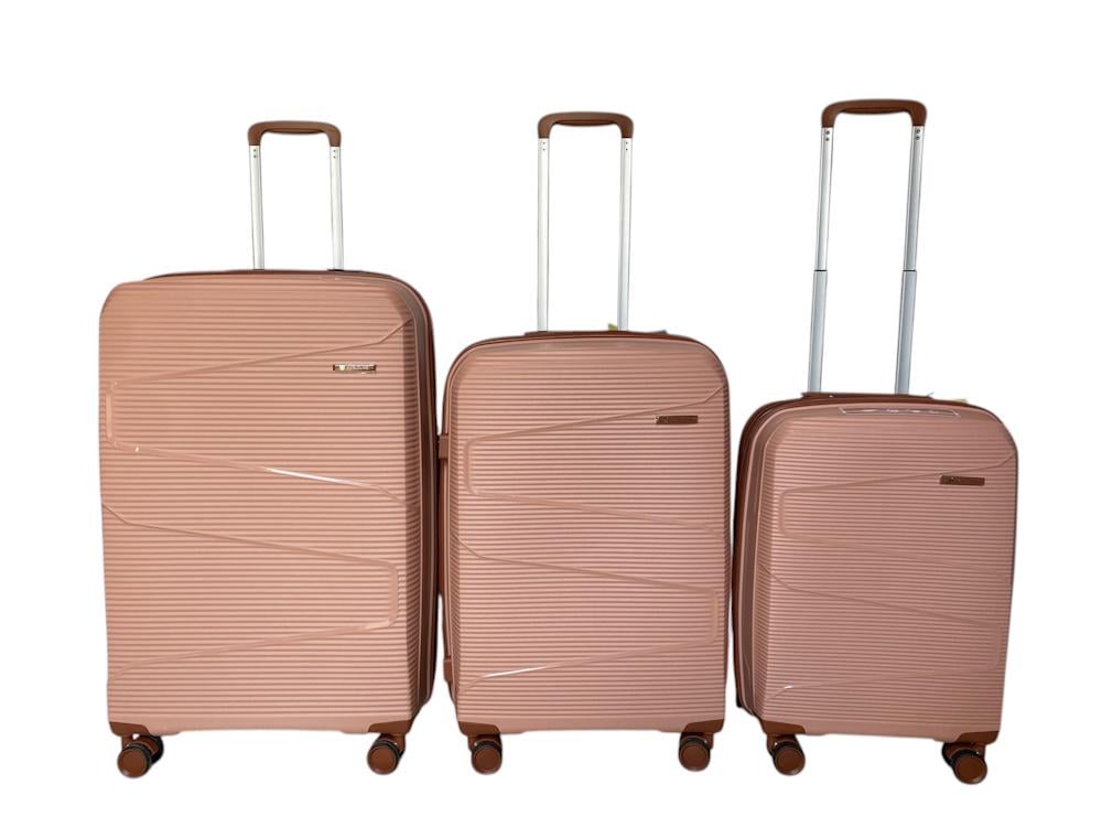 Комплект валіз Worldline Airtex 293 Рожеве золото (31706236)