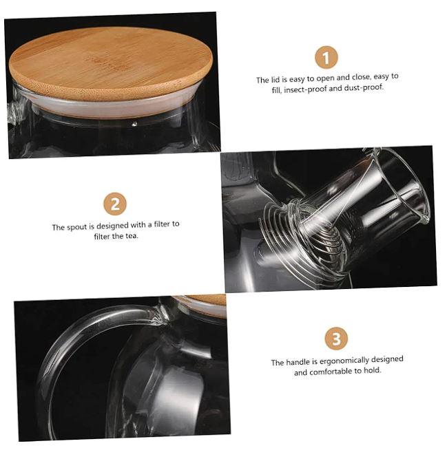 Чайник-заварник F12 1 л (30392570) - фото 2 Чайник-заварник F12 1 л (30392570) - фото 2