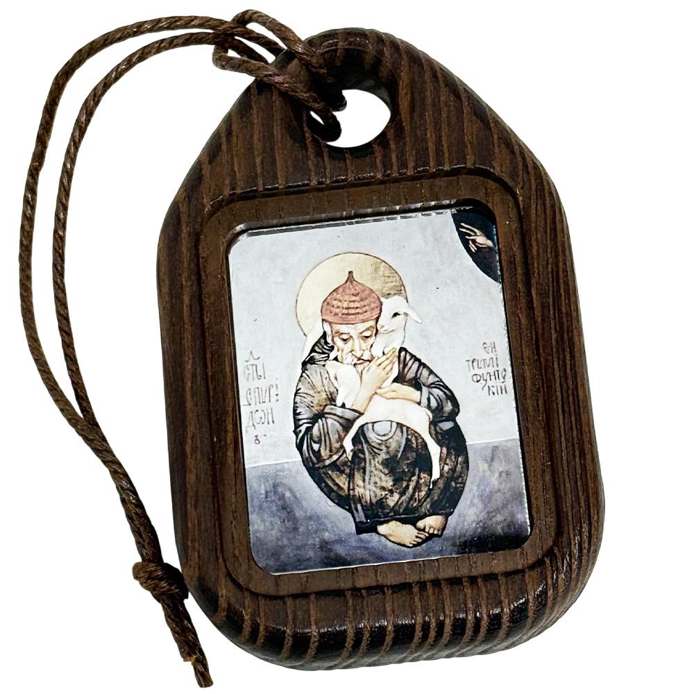 Ікона дорожня Святий Спиридон з овечкою (ФР-00012596)