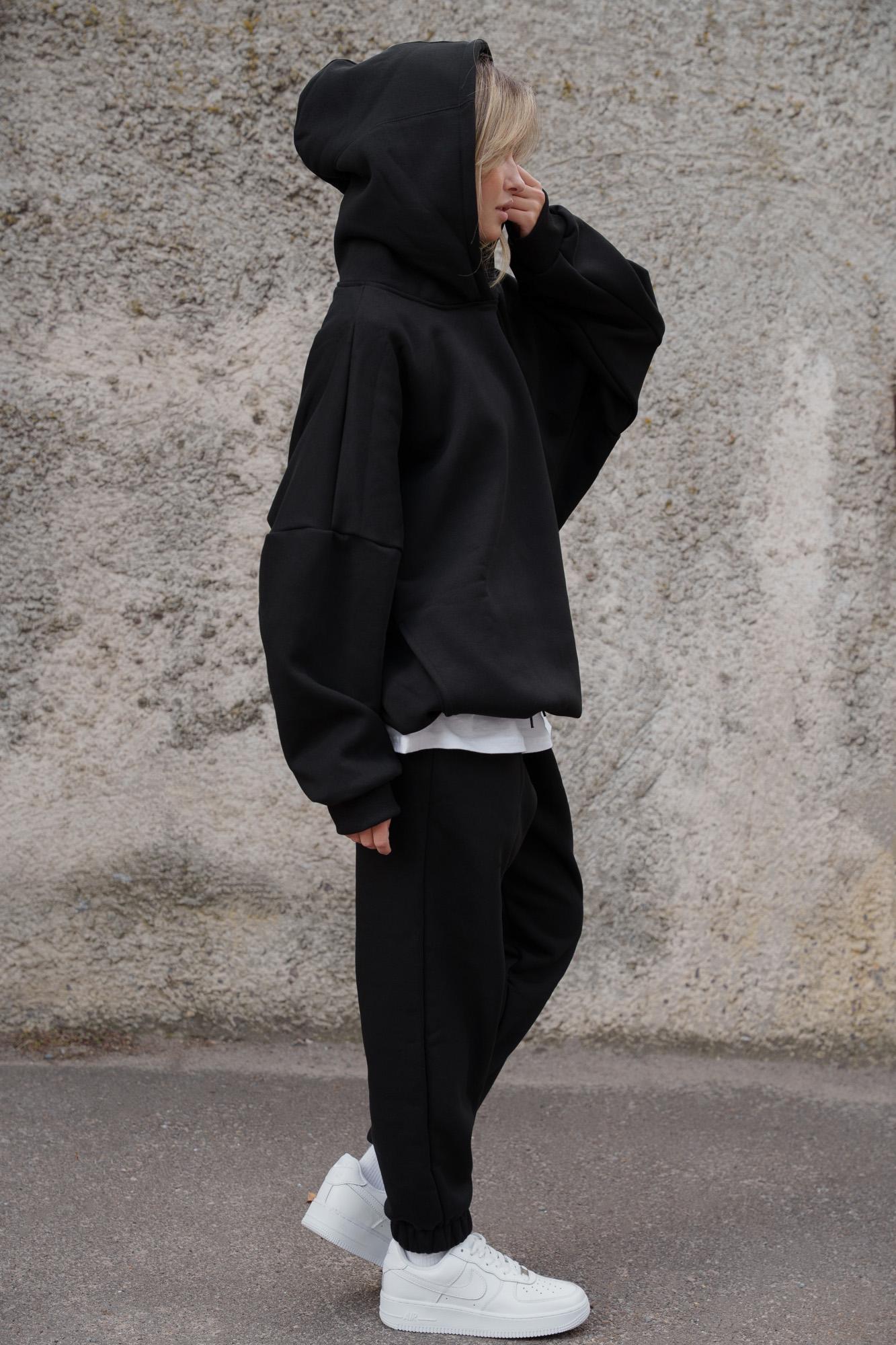 Прогулочный костюм на флисе Without Brand Miror XL Black (XL8055986) - фото 9 Прогулочный костюм на флисе Without Brand Miror XL Black (XL8055986) - фото 9