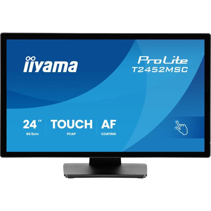 Монитор сенсорный Iiyama ProLite T2452MSC-B2 Black (36943920)