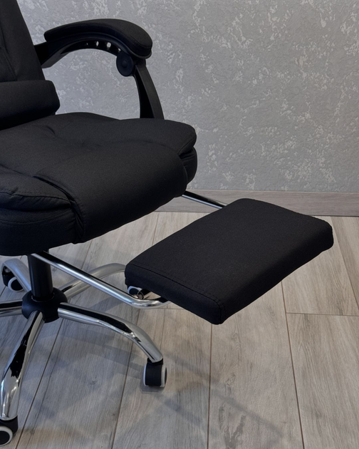 Офисное кресло BOSS КО22 VIP с массажной подушкой/с подножкой Черный (17207) - фото 9 Офисное кресло BOSS КО22 VIP с массажной подушкой/с подножкой Черный (17207) - фото 9