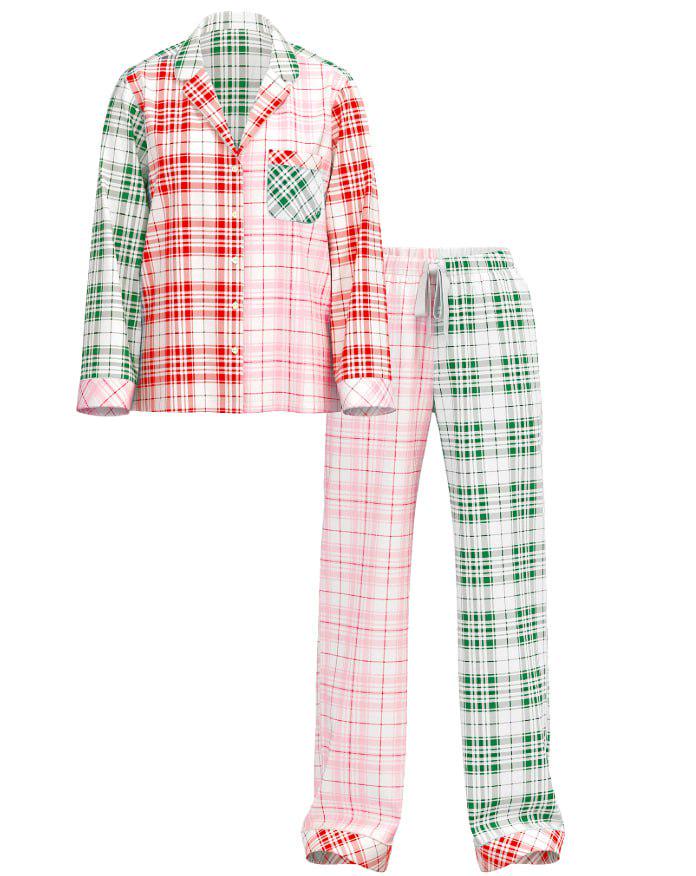 Піжама фланель сорочка/штани Victoria's Secret Flannel Long Pajama Set Regular XS Рожевий (26811510D) - фото 3 Піжама фланель сорочка/штани Victoria's Secret Flannel Long Pajama Set Regular XS Рожевий (26811510D) - фото 3