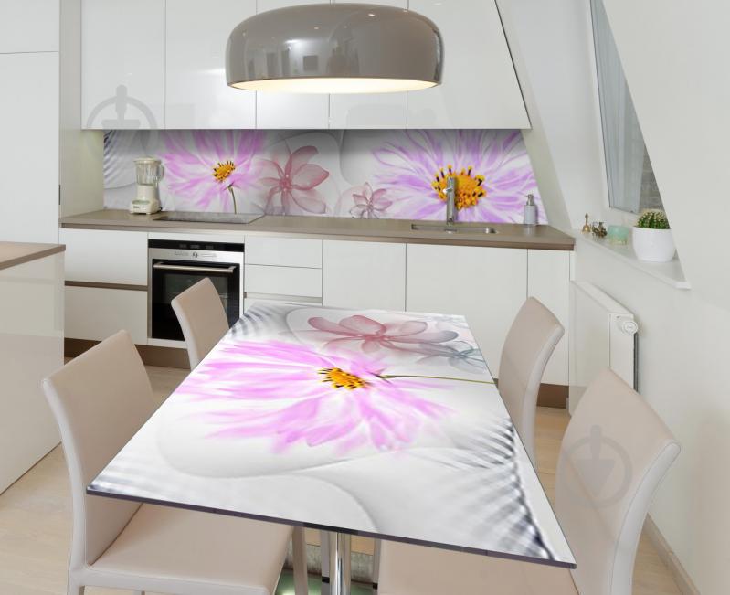 Наклейка 3Д виниловая на стол Zatarga «Чудный сон» 600х1200 мм для домов, квартир, столов, кофейн, кафе