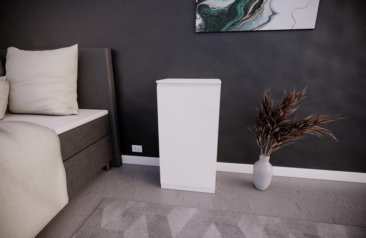 Тумба приліжкова MEBEX 50х40х100 см Білий (VS4D500WH)