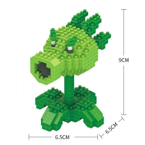Конструктор Рослини проти зомбі Micro Brick Горохостріл Plants vs Zombies 290 деталей - фото 2 Конструктор Рослини проти зомбі Micro Brick Горохостріл Plants vs Zombies 290 деталей - фото 2