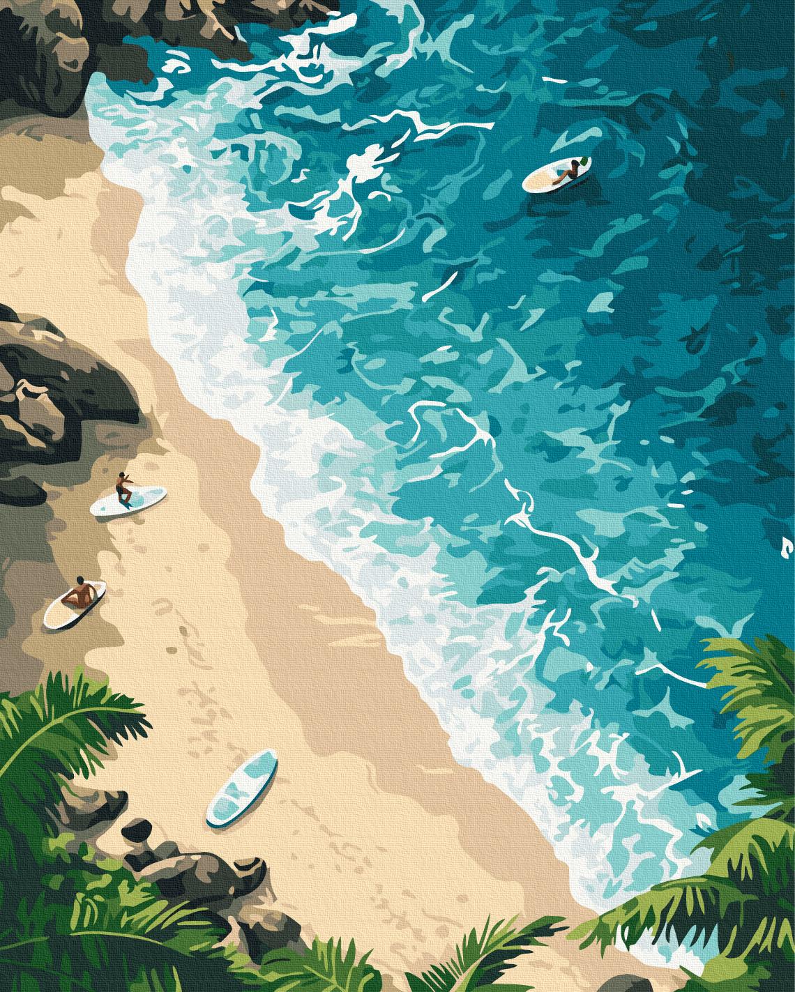 Картина по номерам Brushme Остров мечты 40x50 см (BS54239) Картина по номерам Brushme Остров мечты 40x50 см (BS54239)