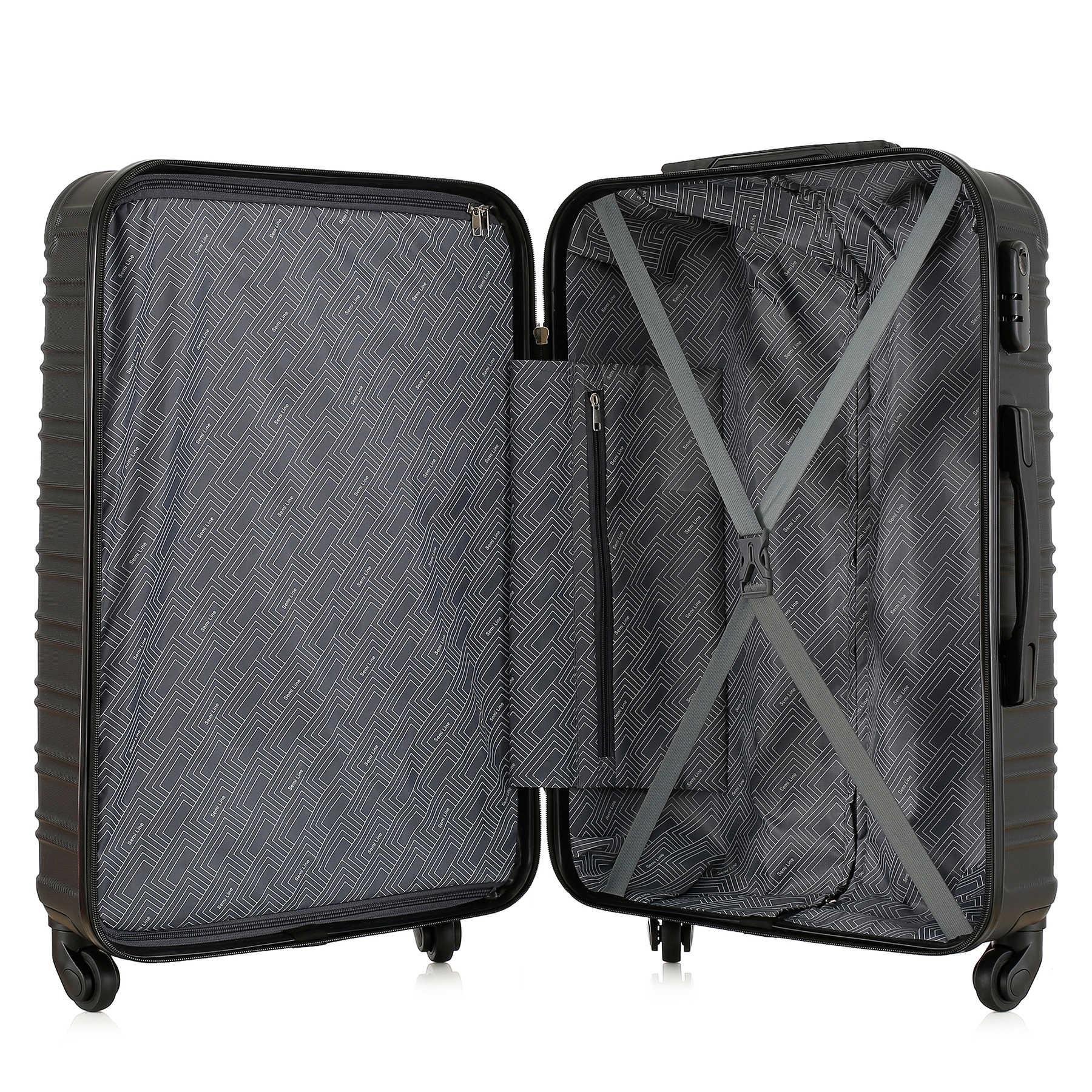 Валіза середня SEMI LINE 24" ABS-Plastic M Black (T5953-2) - фото 6 Валіза середня SEMI LINE 24" ABS-Plastic M Black (T5953-2) - фото 6