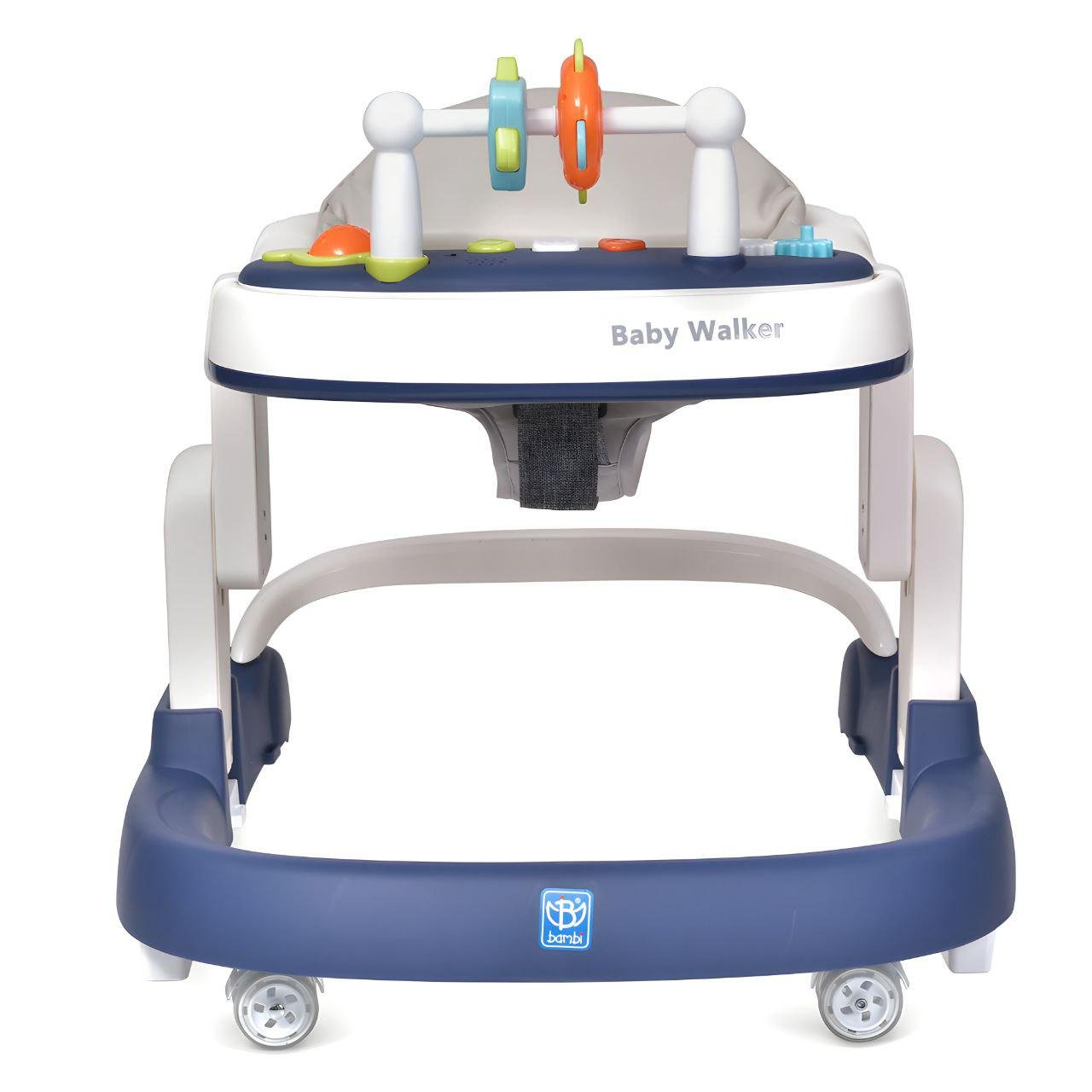 Ходунки Bambi M 5032L-4 три положения регулировки высоты/сьемная музыкальная панель (24278095) - фото 3