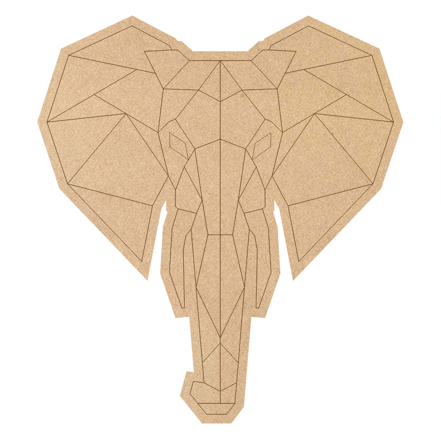 Основа для декорирования панно-мозаика Rosa Talent Слон 1 МДФ 37х44 см (4823098529156)