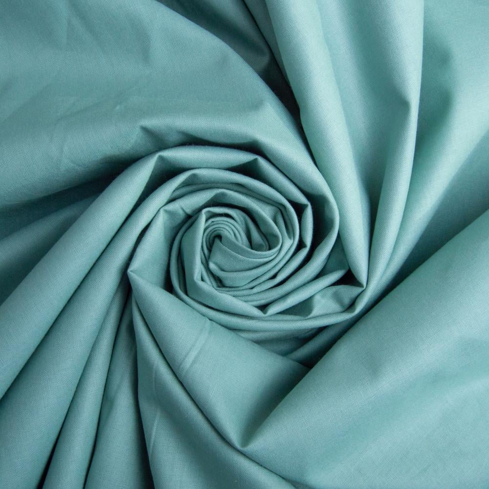 Ткань бязь ранфорс для постельного белья хлопок V-112 130 гр/м2 240 см Мята