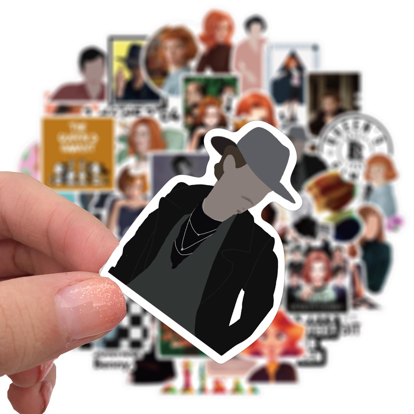 Набір наклейок The Queen's Gambit 50 шт. - фото 6 Набір наклейок The Queen's Gambit 50 шт. - фото 6