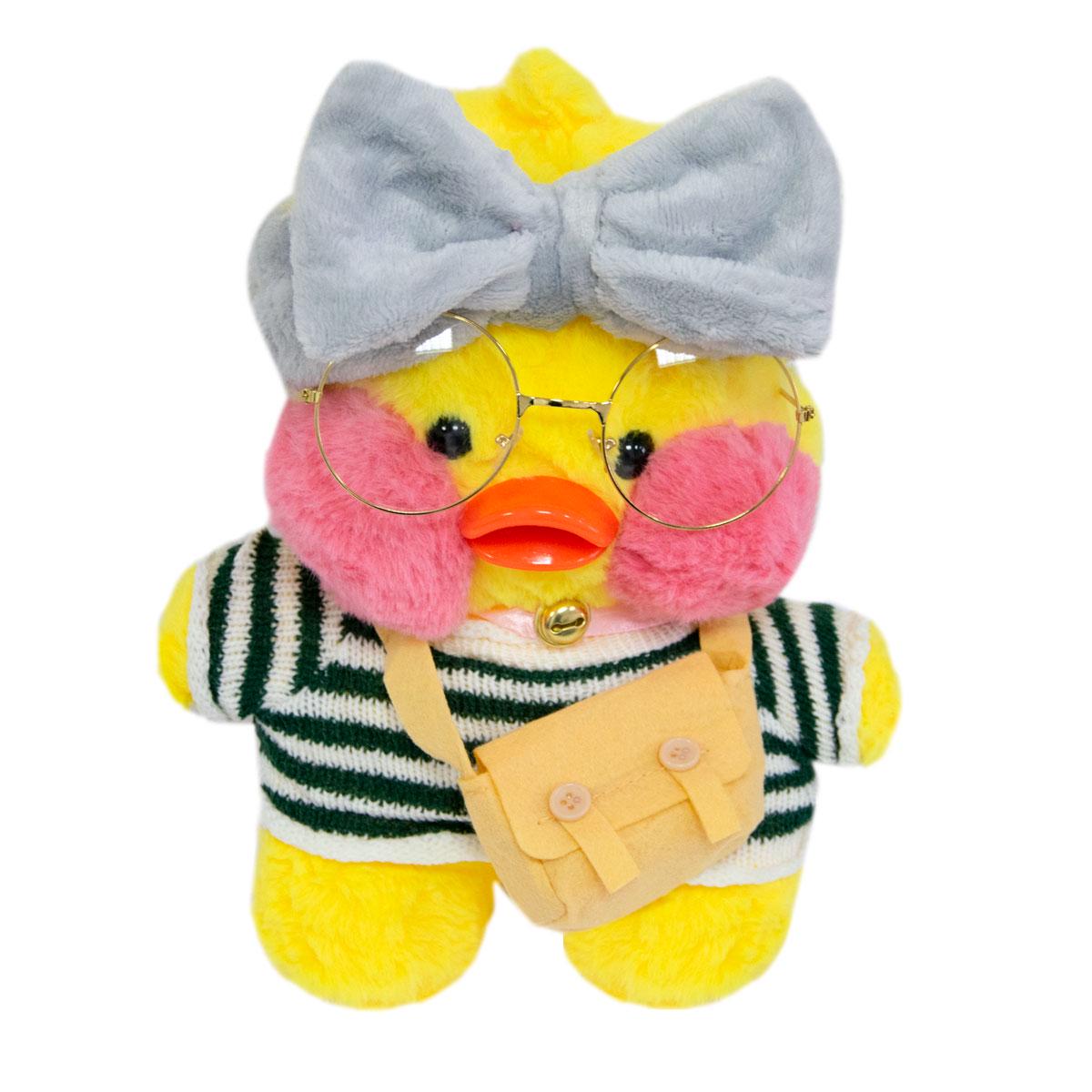 Утка Lalafanfan Желтая в тельняшке 30 см (1009725-Other-10) Утка Lalafanfan Желтая в тельняшке 30 см (1009725-Other-10)