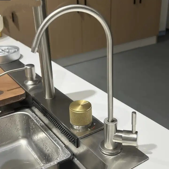 Кухонна раковина з неіржавкої сталі багатофункціональна Sink 8045 800x450x210 мм (482019414) - фото 3 Кухонна раковина з неіржавкої сталі багатофункціональна Sink 8045 800x450x210 мм (482019414) - фото 3