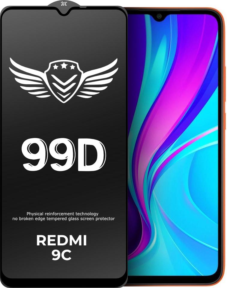 Стекло защитное FlyGuard Xiaomi Redmi 9C Full Glue (32222)
