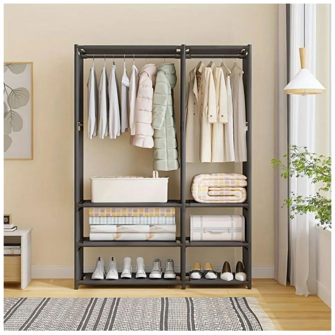 Вешалка напольная-стеллаж для одежды 170х95х36 см (AND XL-1482) - фото 3