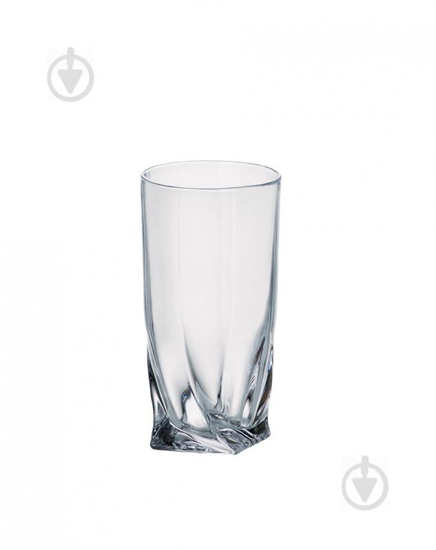 Набор стаканов для воды Bohemia Quadro 2k936-99A44 350 мл 6 предметов