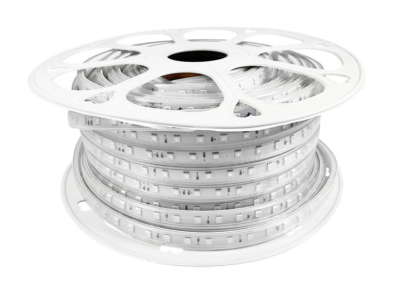 Светодиодная лента AVT SMD5050 RGB 60LED 15x7 мм 220В 8 Вт IP65 1 м Разноцветный (8837)