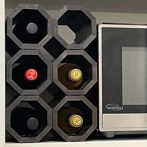 Полка для вина настольная Плантей 6 Венге (Впс-610212)