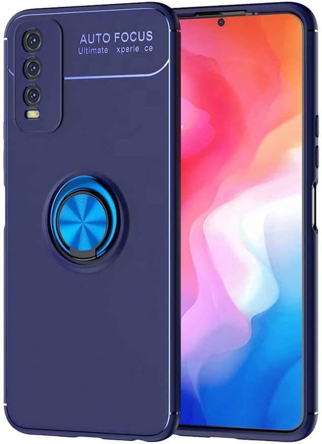 Чехол с кольцом Vivo Y20 Autofocus Blue (30099-28)