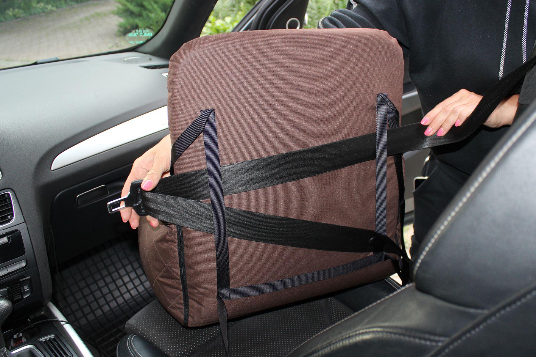 Автокрісло для Собак Haustier Elegant Brown M 45x45x24x52см (HT2-2-058) - фото 4 Автокрісло для Собак Haustier Elegant Brown M 45x45x24x52см (HT2-2-058) - фото 4